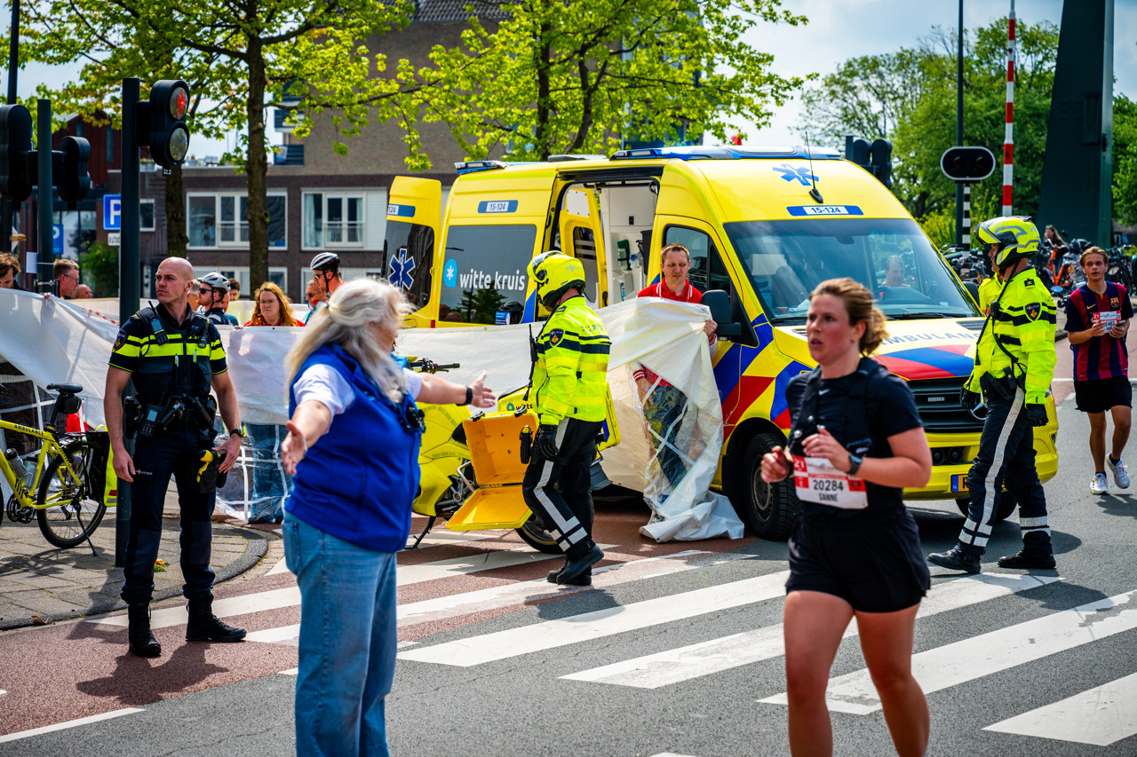 Hardloper overleden bij marathon in Leiden