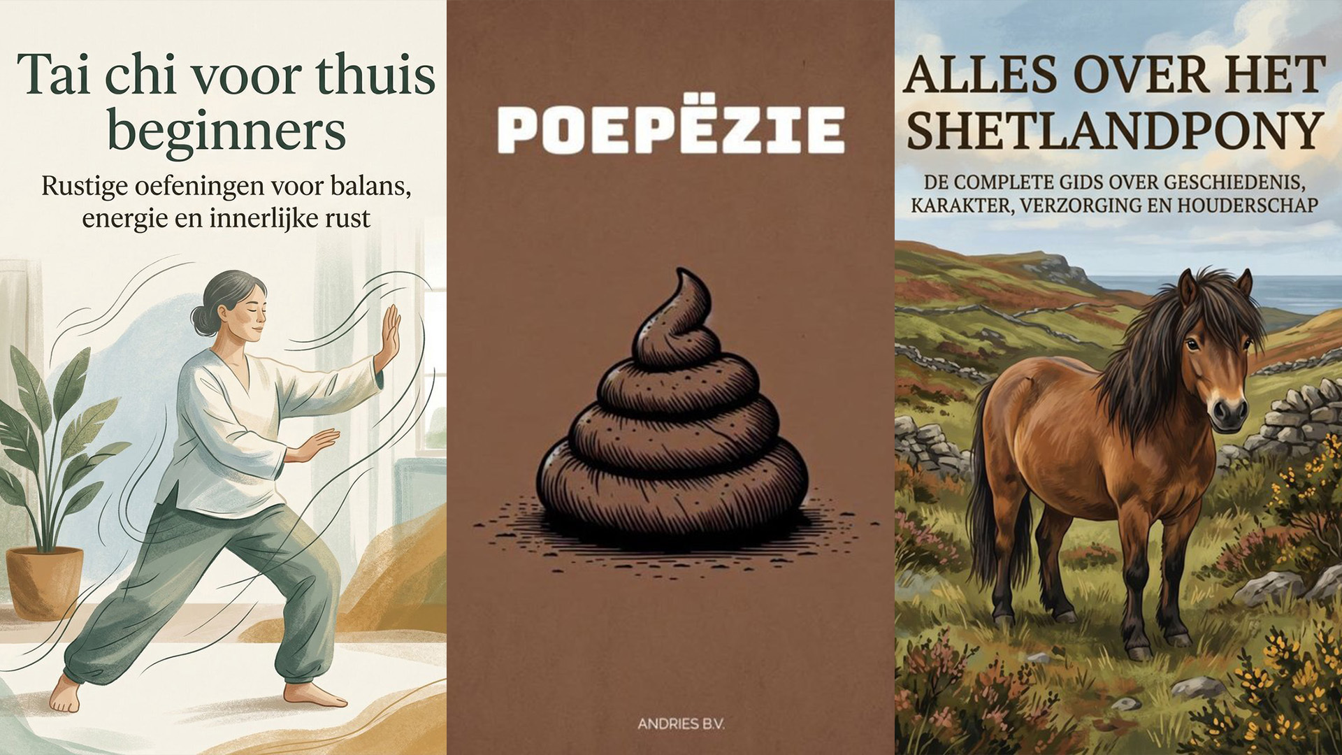 Van tai chi tot shetlandpony: AI-boeken overspoelen online winkels
