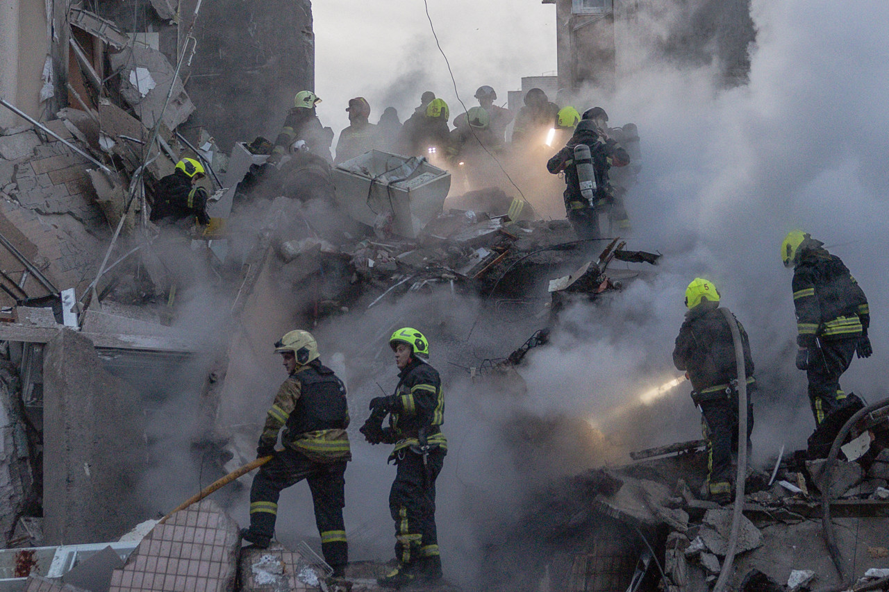 Russische aanval op Kyiv is 'zwaarste in maanden': zeker vijf doden