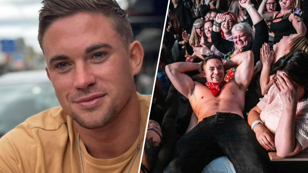 'Britse neef van Channing Tatum' is de bekendste stripper ter wereld: 'Soms krassen op mijn rug'