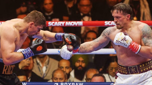 Usyk kreeg na zege op Verhoeven appje van dochter uit schuilkelder