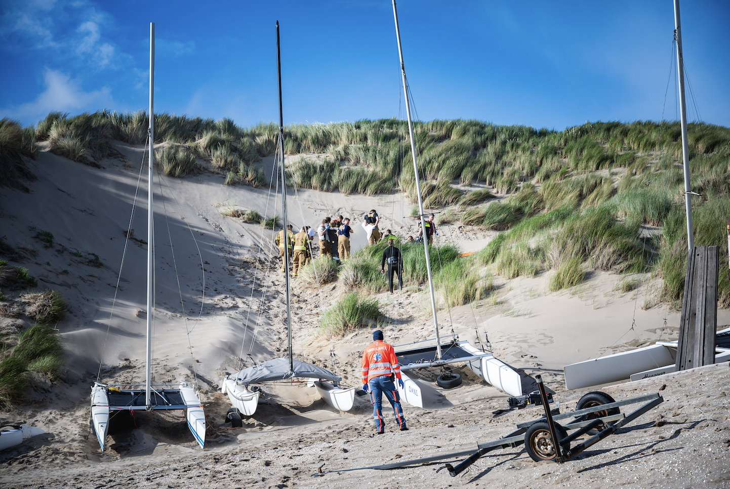 Kitesurfer overleden door windvlaag bij Zuid-Hollandse Rockanje