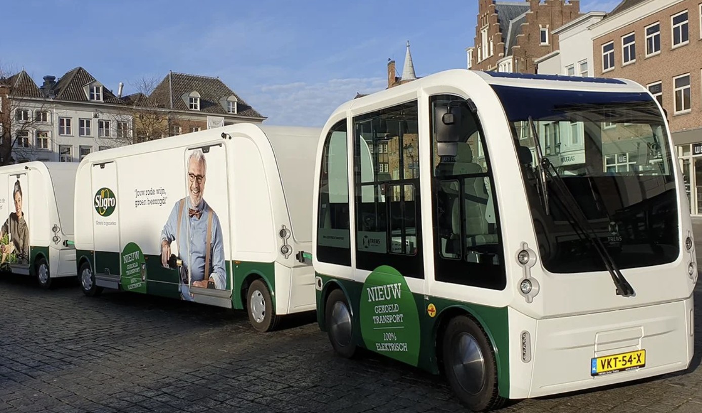 Maker elektrische stadstrein Trens Solar wilde binnensteden 