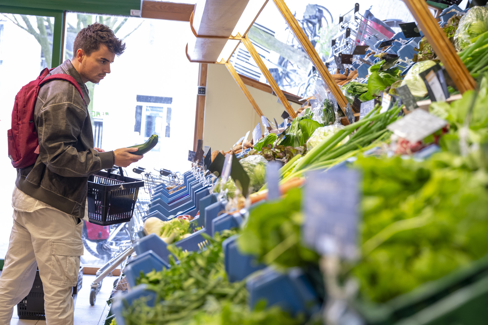 Biologische groente en fruit gelinkt aan lager ris