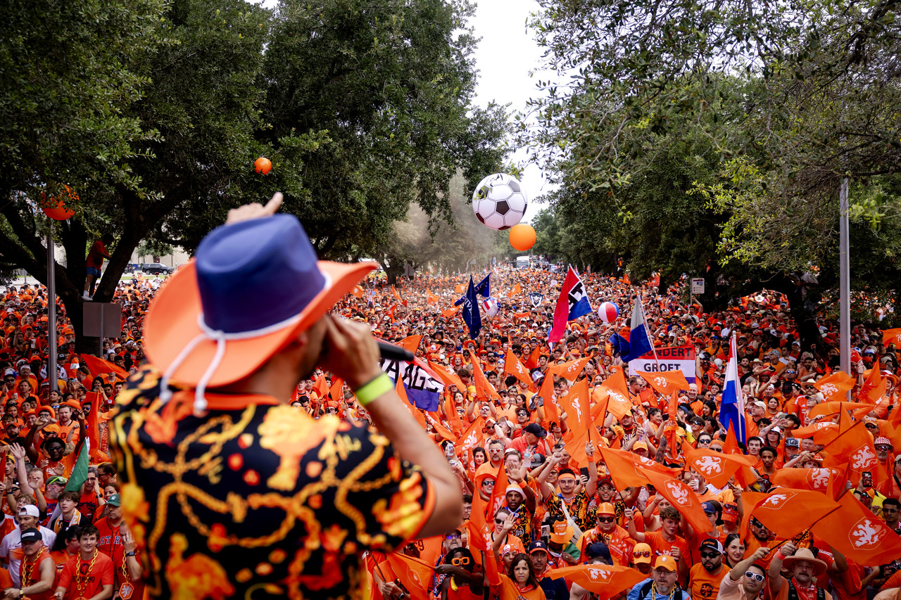 Veel regen verwacht in Kansas City tijdens feest Oranje-fanwalk