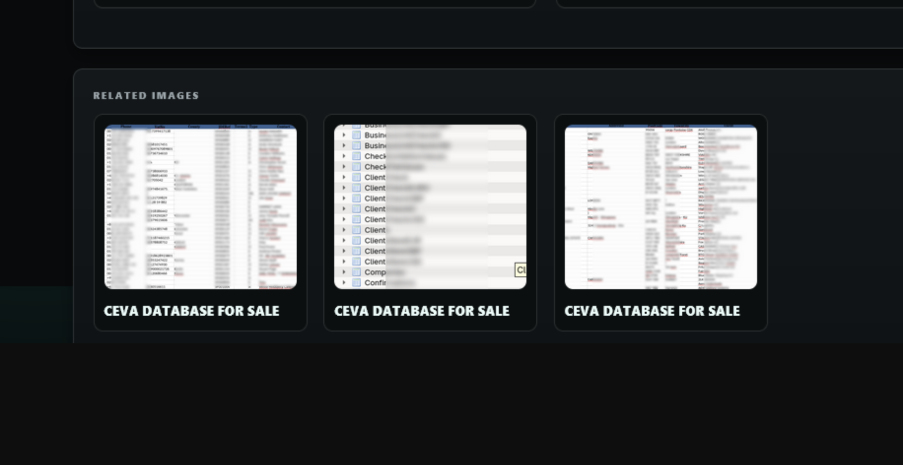 Screenshots van de data die door de hackers online zijn geplaatst.