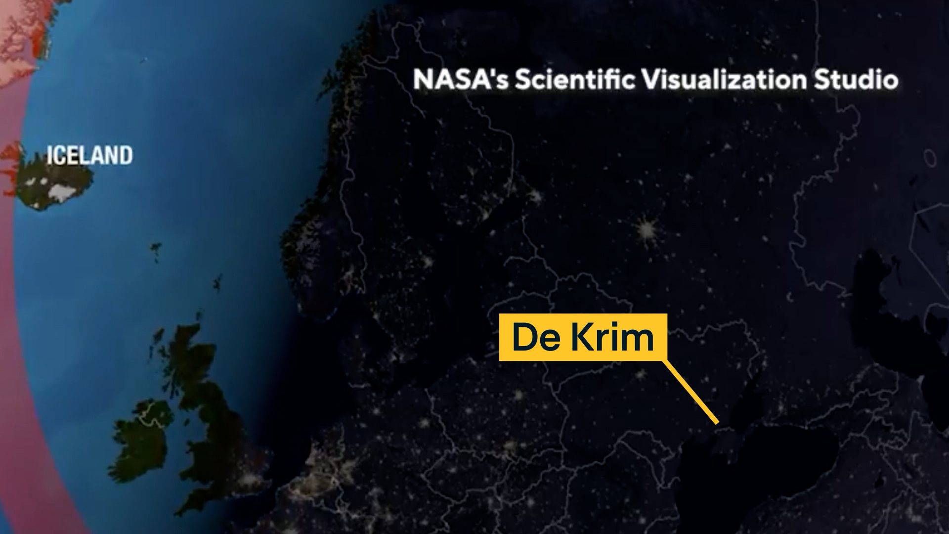 Oekraïne boos op NASA om 'erkenning' van de Krim