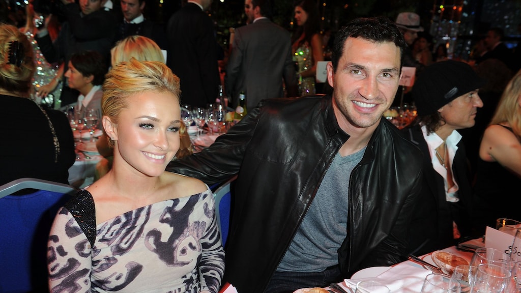 Hayden Panettiere en Wladimir Klitschko bij de World Music Awards 2010