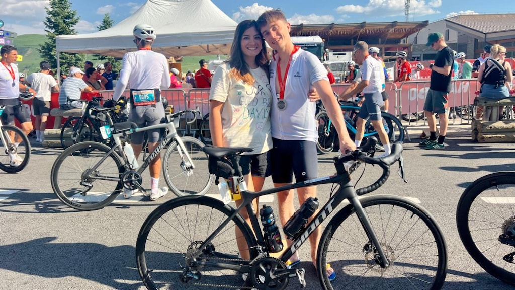 Joris Heetman (l) en een trotse Lilian.