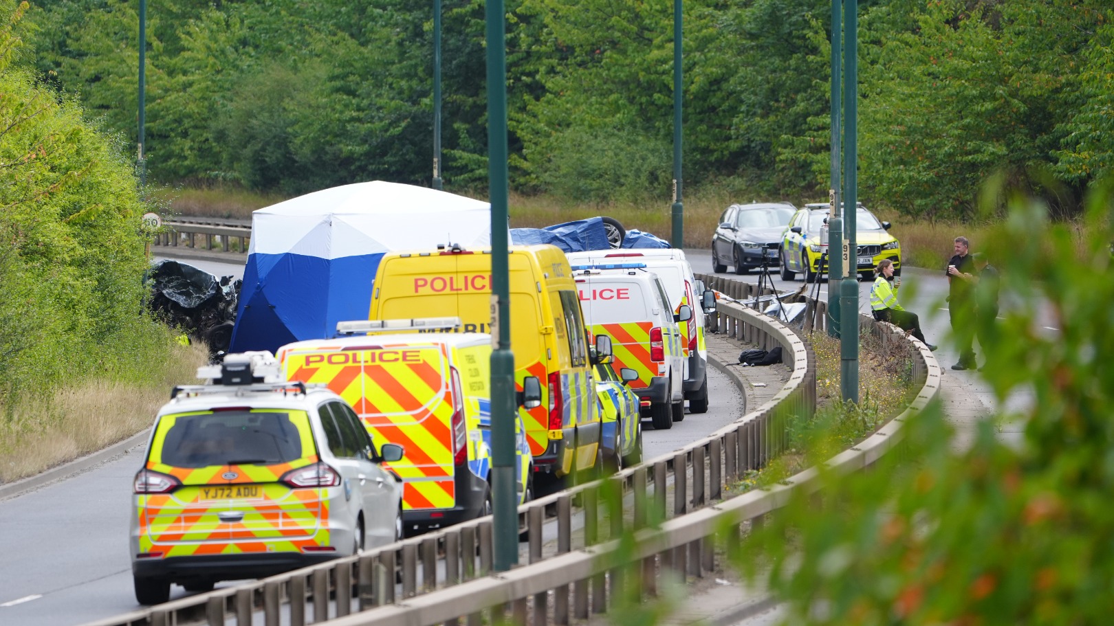 Zeven doden bij crash na politieachtervolging VK, onder wie twee agenten