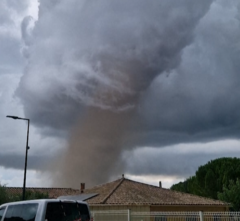 Tornado raast door zuiden van Frankrijk: gewonden en schade gemeld