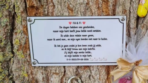 Mysterieus bordje met emotionele tekst in Den Bosch baart politie zorgen