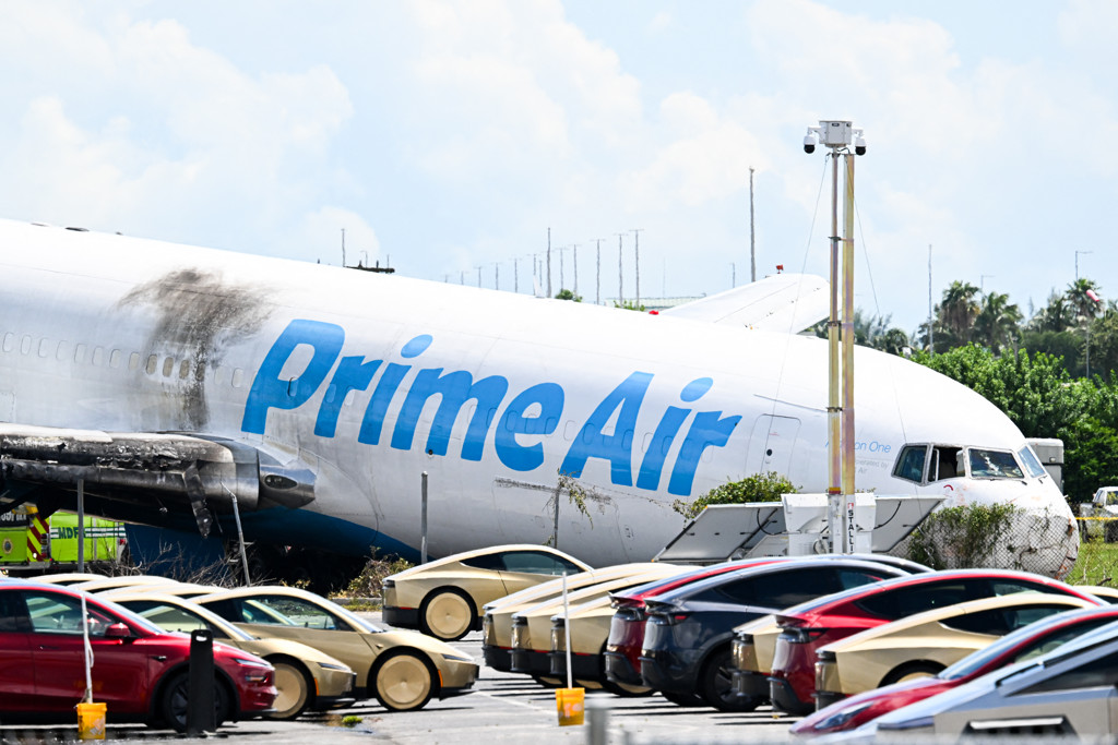 Amazon-vliegtuig schoot met 209 kilometer per uur van landingsbaan Miami
