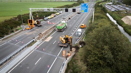 Brug A28 afgesloten voor reparatie: Rijkswaterstaat bezig met herstel