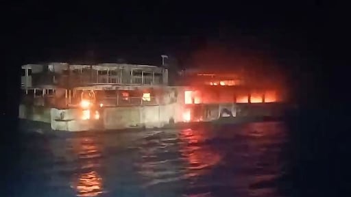 Brand op veerboot naar toeristisch Filipijns eiland: vijf doden, 86 vermisten