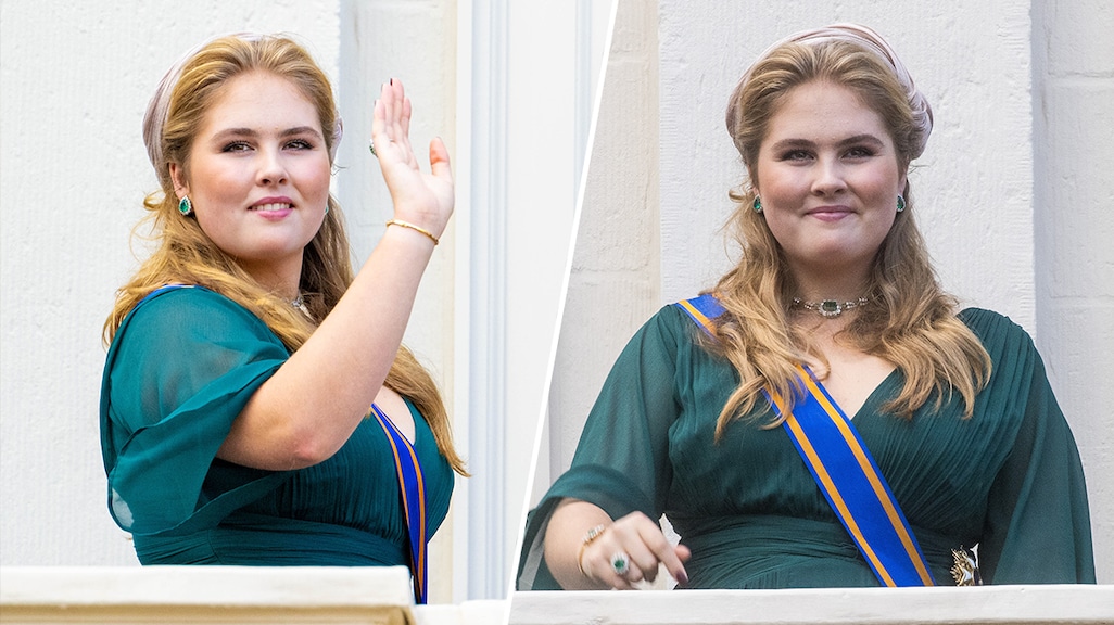 Prinses Amalia tijdens Prinsjesdag in 2022