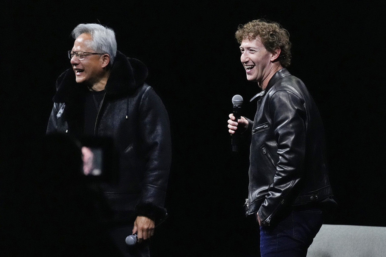 Zuckerberg en Huang zien vertragen van AI-ontwikkeling niet zitten