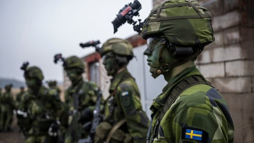 Vijf mensen op intensive care na incident op militair oefenterrein Zweden