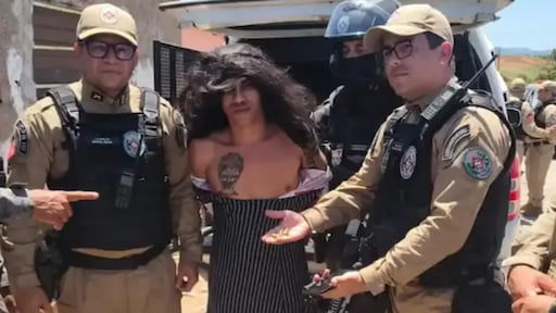 Seriemoordenaar in vrouwenkleding en pruik gepakt in Brazilië