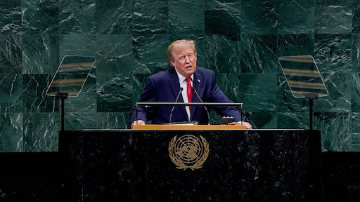 Trump dreigt in VN-toespraak Iran te 'vernietigen'