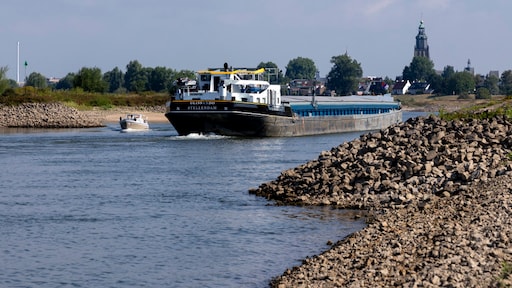 300 kilometer omvaren vanwege laag water in de IJssel