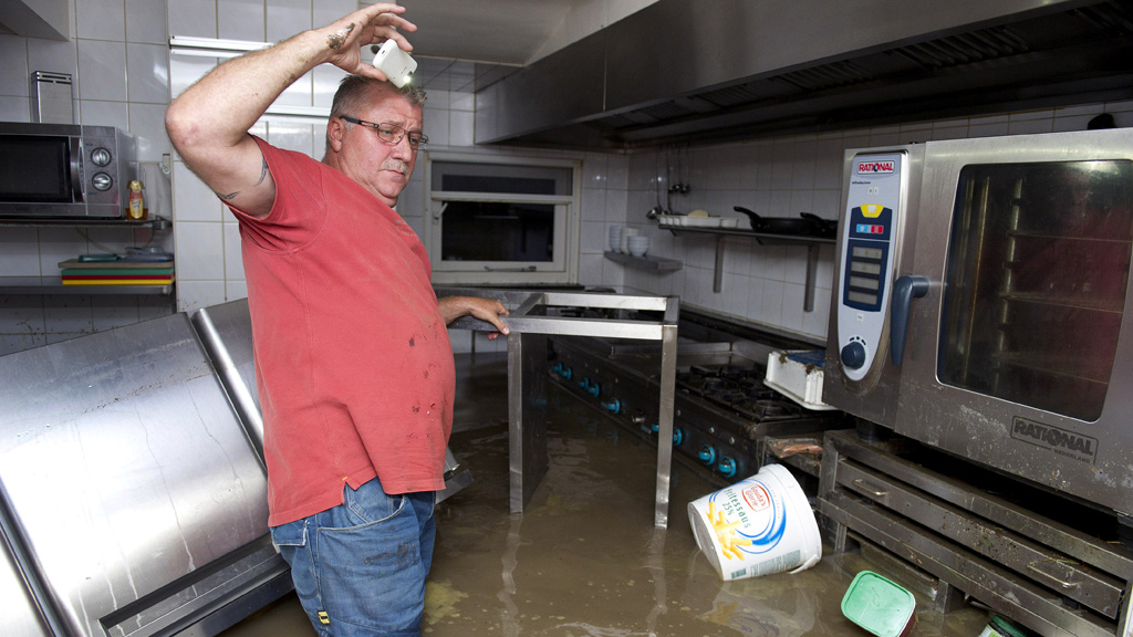 Overstroming Slenaken: 