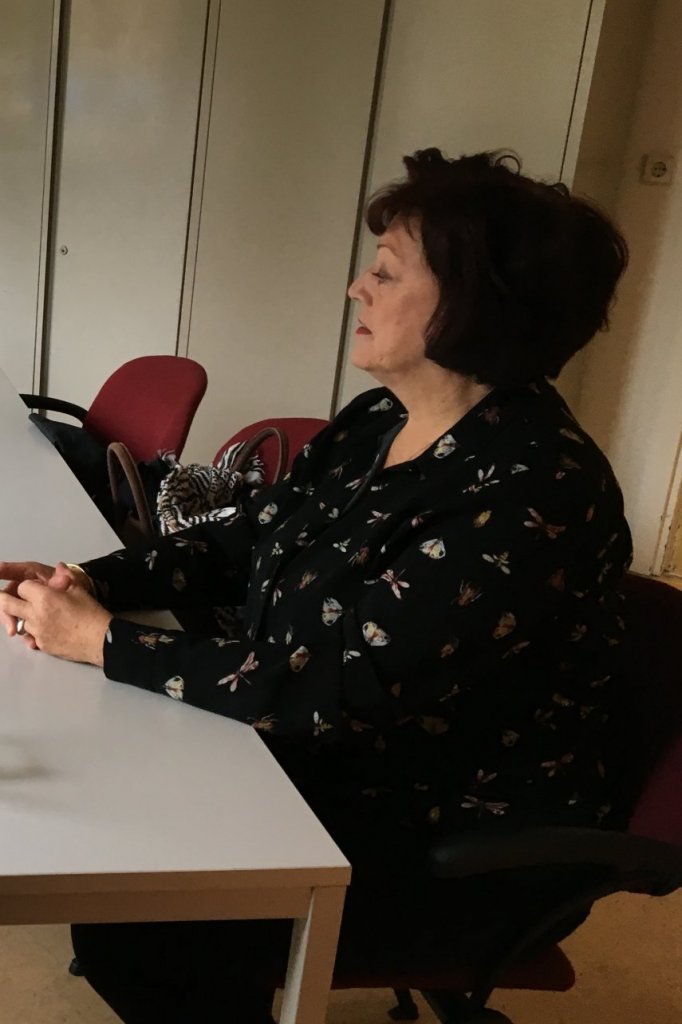 Christa van Thiel ving in het wijkcentrum de families op. 