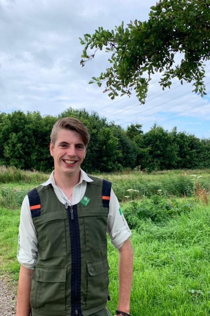 Boswachter Jonathan Leeuwis