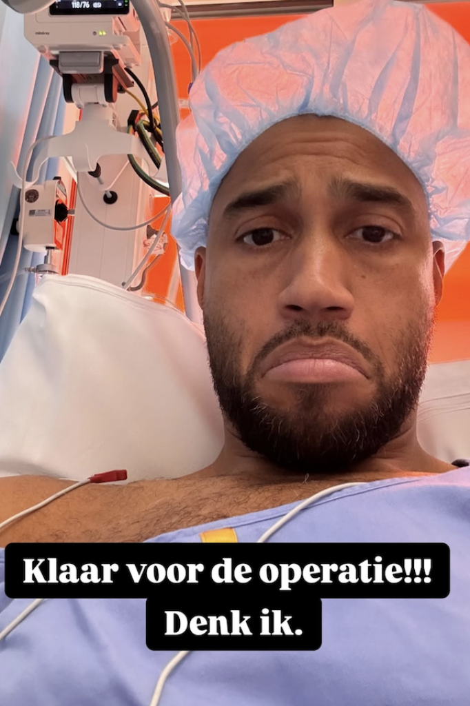 Edson da Graça voor de operatie