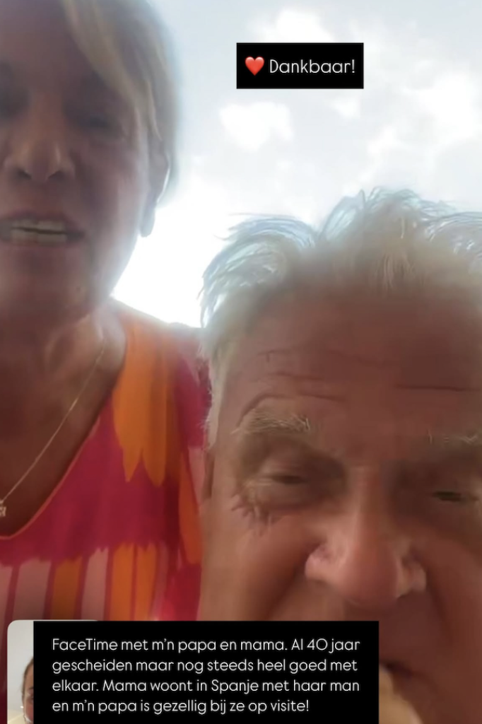 FaceTime-gesprek Monique Westenberg met ouders