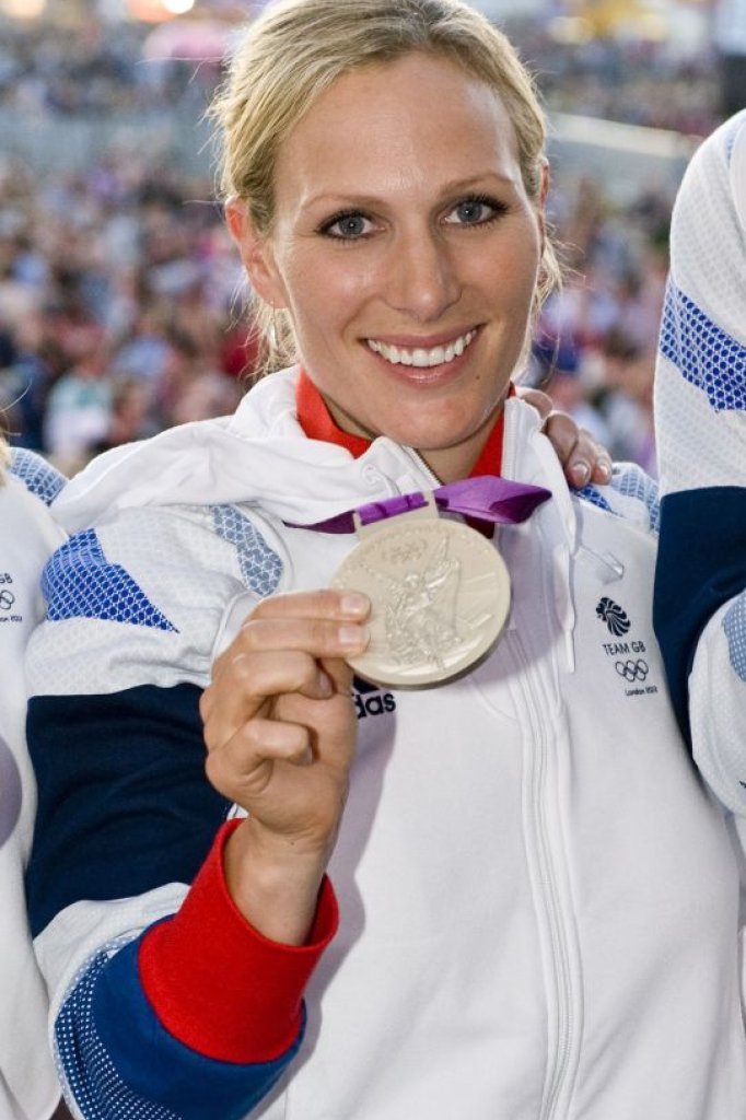 Dochter Zara met zilveren medaille in Londen, 2012
