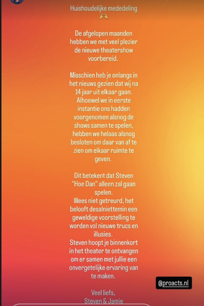 Steven Kazàn op Instagram 
