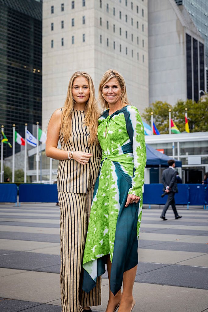 Prinses Amalia en koningin Máxima