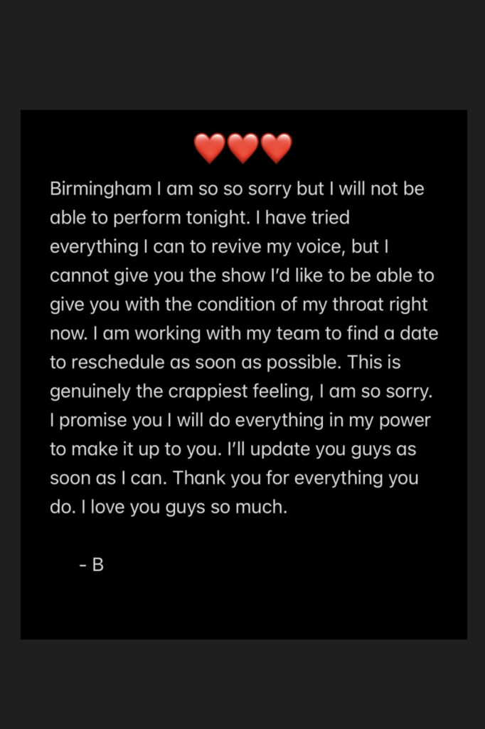 Instagram Story Benson Boone