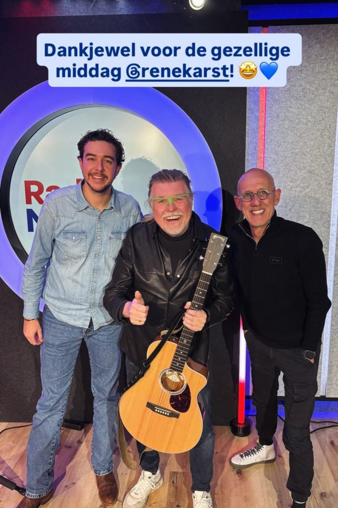 René Karst bij Radio Noordzee