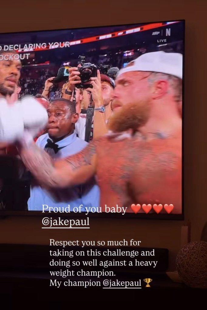 Jutta Leerdam en Jake Paul